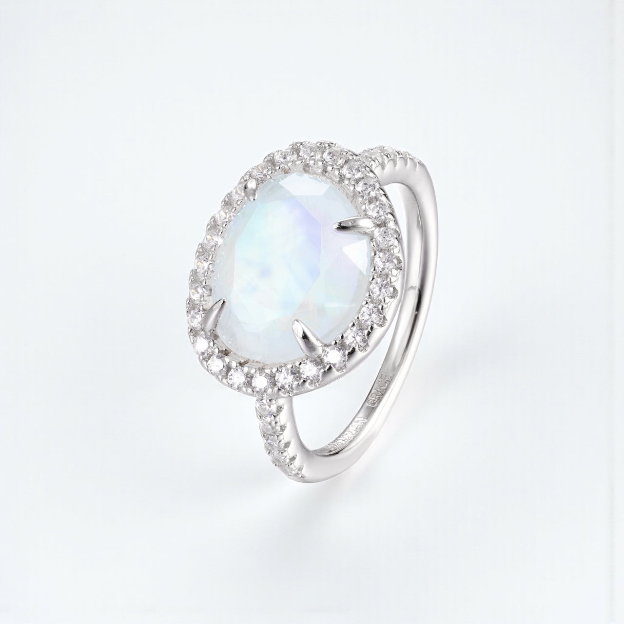 Vivian Grace Jewelry Ring Skye Moonstone Ring
