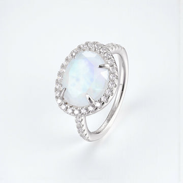 Vivian Grace Jewelry Ring Skye Moonstone Ring