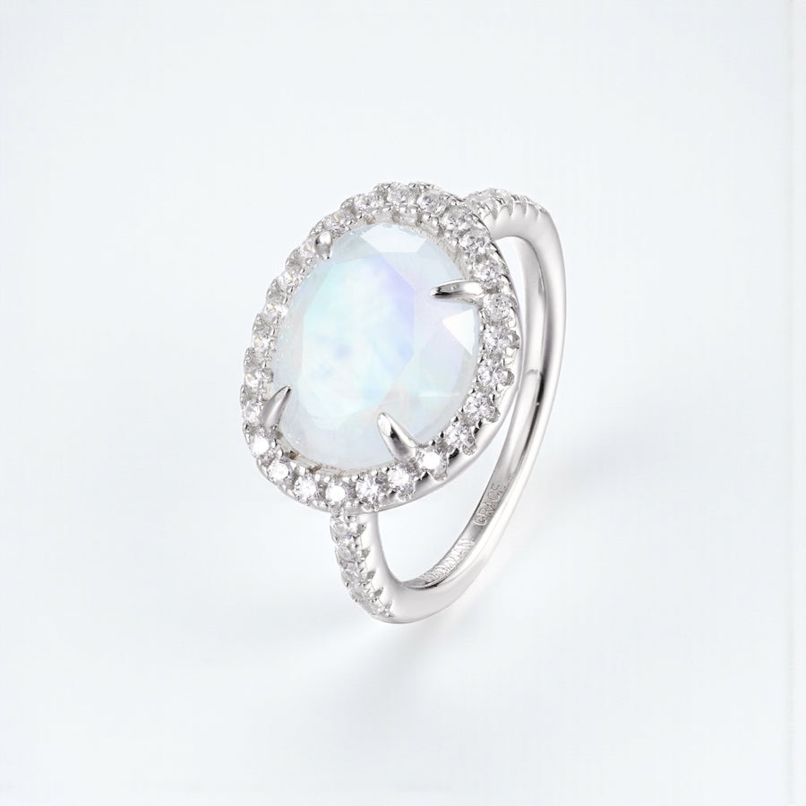 Vivian Grace Jewelry Ring Skye Moonstone Ring