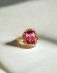 Vivian Grace Jewelry Ring The Poppy Ring - Pink Topaz and Citrine