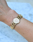 Vivian Grace Vintage Bracelet Gold ‘Carmen’ Gold Filled Etched Heart Sweetheart Bracelet - Vintage