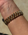 Vivian Grace Vintage Bracelet Gold Gold Filled Sweetheart Bracelet with Locket- Vintage