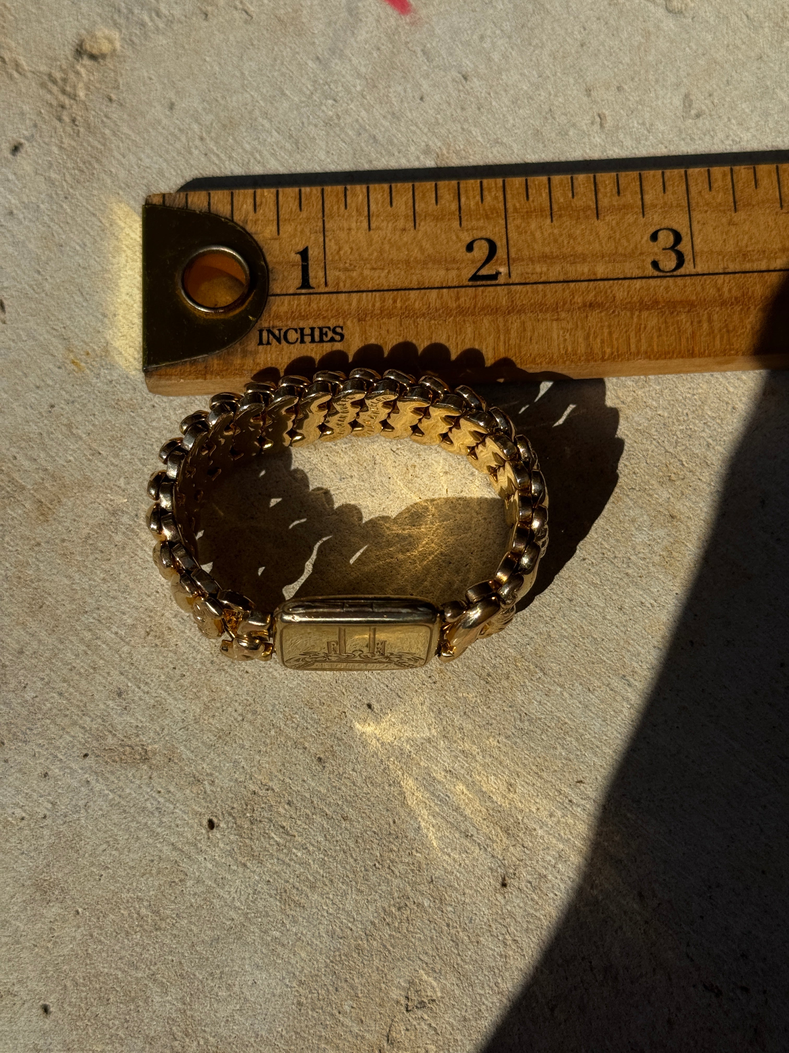 Vivian Grace Vintage Bracelet Gold Gold Filled Sweetheart Bracelet with Locket- Vintage