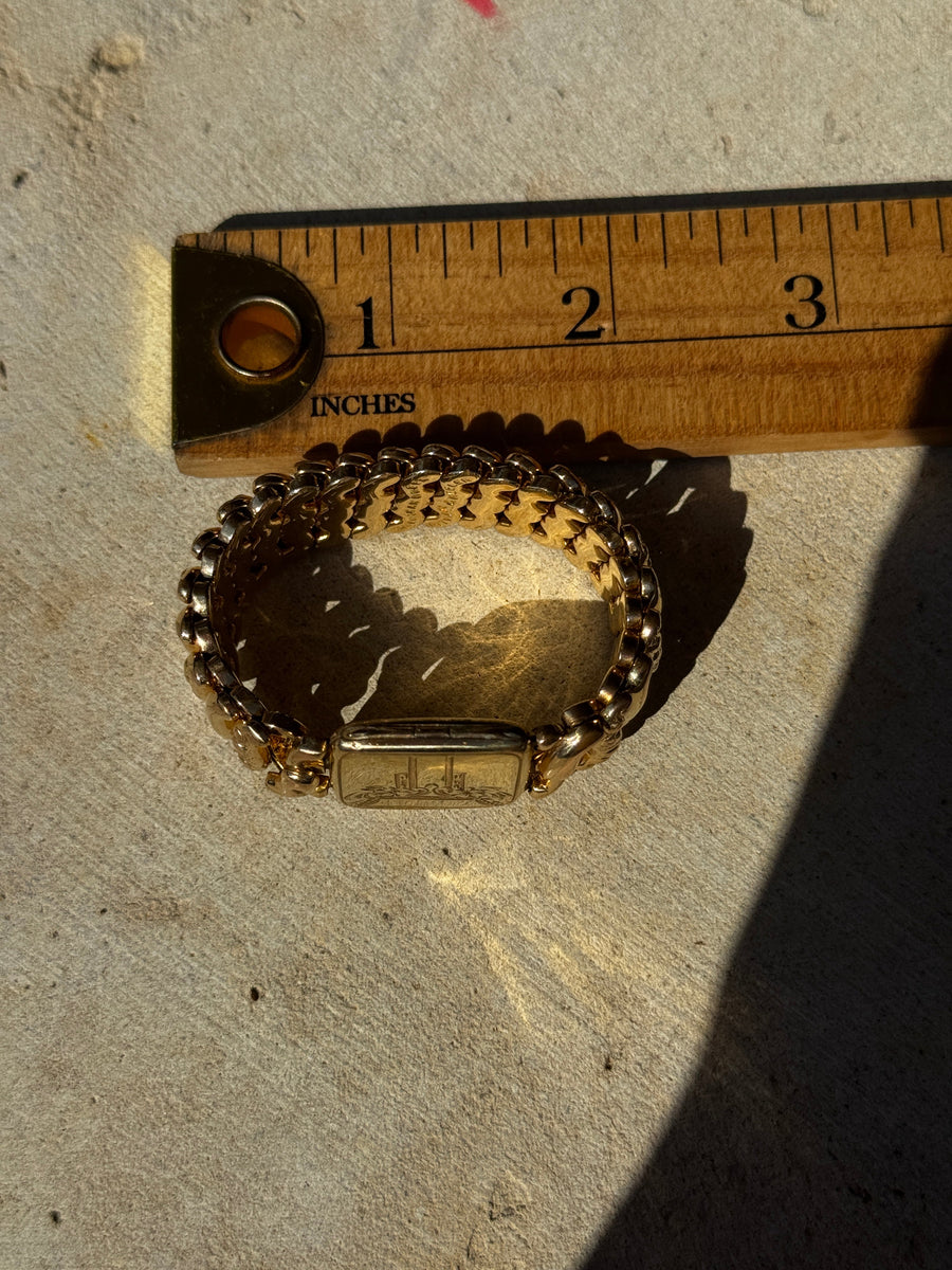 Vivian Grace Vintage Bracelet Gold Gold Filled Sweetheart Bracelet with Locket- Vintage