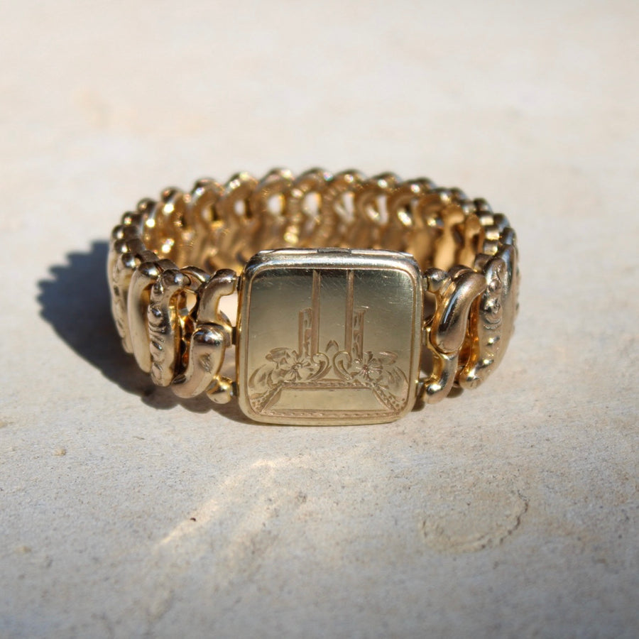 Vivian Grace Vintage Bracelet Gold Gold Filled Sweetheart Bracelet with Locket- Vintage