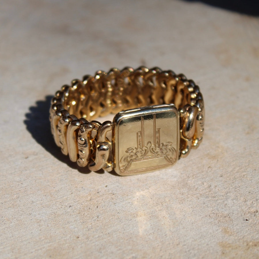 Vivian Grace Vintage Bracelet Gold Gold Filled Sweetheart Bracelet with Locket- Vintage