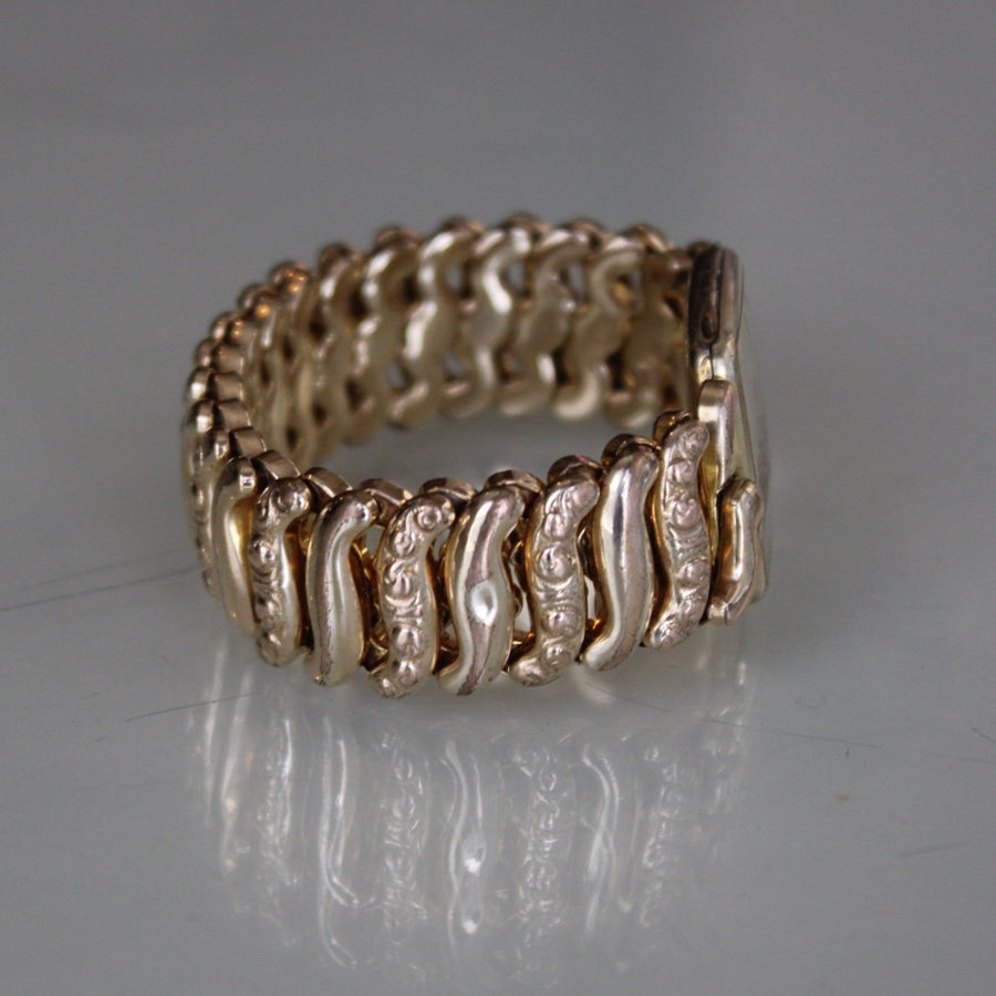 Vivian Grace Vintage Bracelet Gold Gold Filled Sweetheart Bracelet with Locket- Vintage