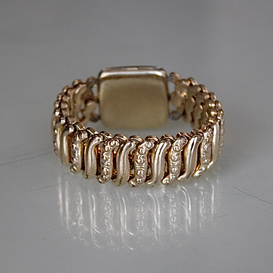 Vivian Grace Vintage Bracelet Gold Gold Filled Sweetheart Bracelet with Locket- Vintage