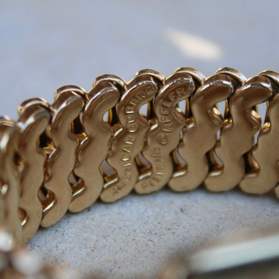 Vivian Grace Vintage Bracelet Gold Gold Filled Sweetheart Bracelet with Locket- Vintage