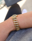 Vivian Grace Vintage Bracelet Gold La Mode Monogram Heart Gold Filled Sweetheart Expansion Bracelet - Vintage (Copy)