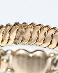 Vivian Grace Vintage Bracelet Gold La Mode Monogram Heart Gold Filled Sweetheart Expansion Bracelet - Vintage (Copy)