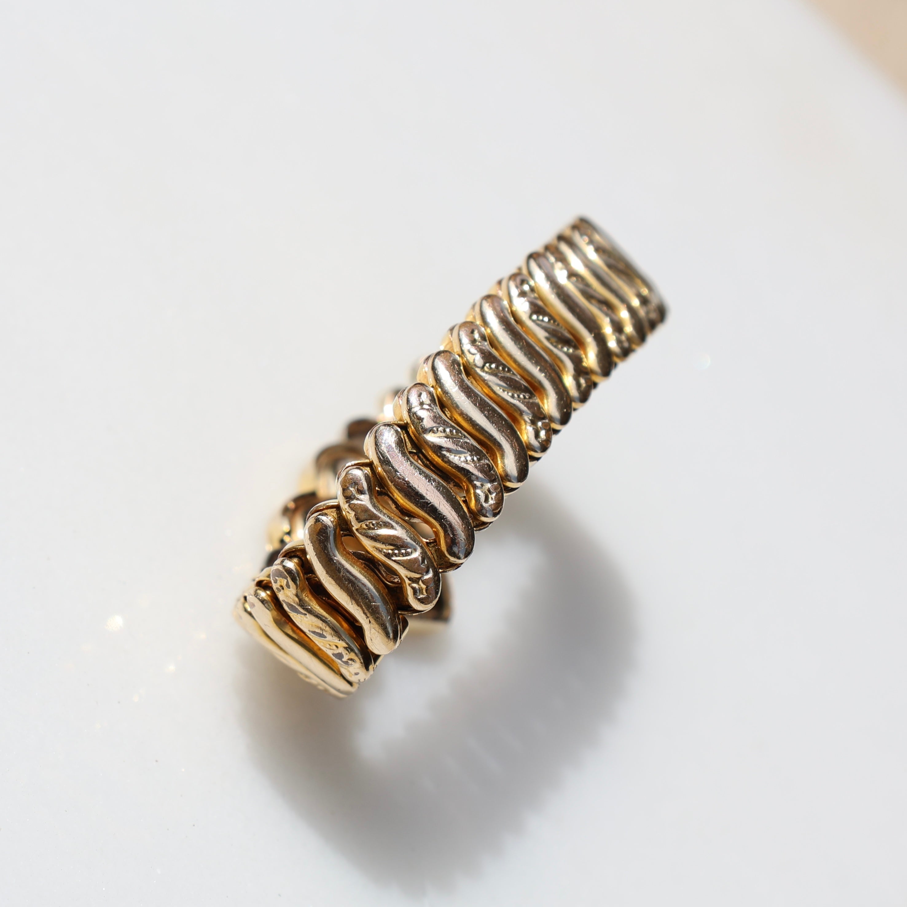 Vivian Grace Vintage Bracelet Gold La Mode Monogram Heart Gold Filled Sweetheart Expansion Bracelet - Vintage (Copy)