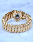 Vivian Grace Vintage Bracelet Gold Vintage Mother of Pearl Gold Filled Sweetheart Expansion Bracelet