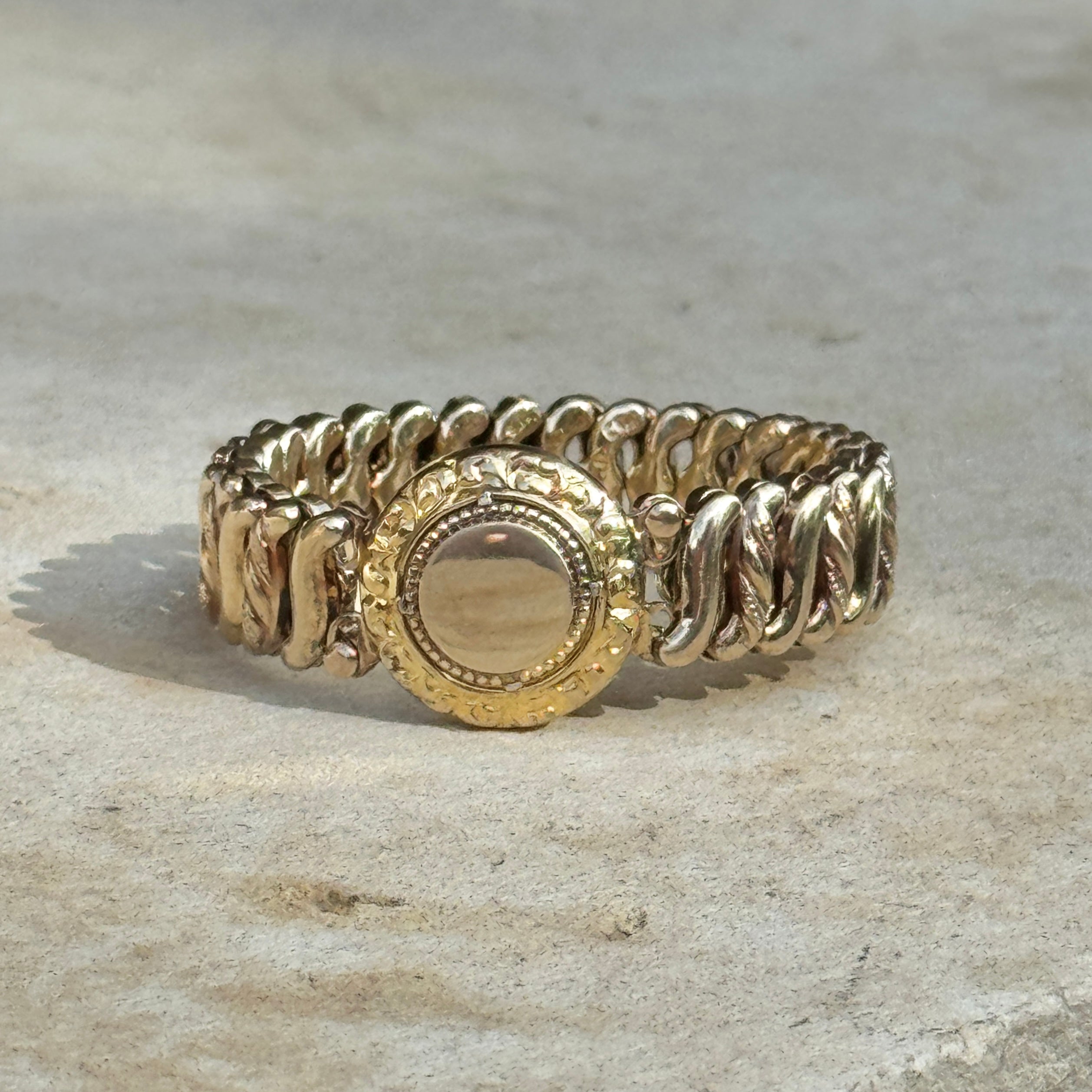 Vivian Grace Vintage Bracelet Gold Vintage Sweetheart Bracelet by DF Briggs Co