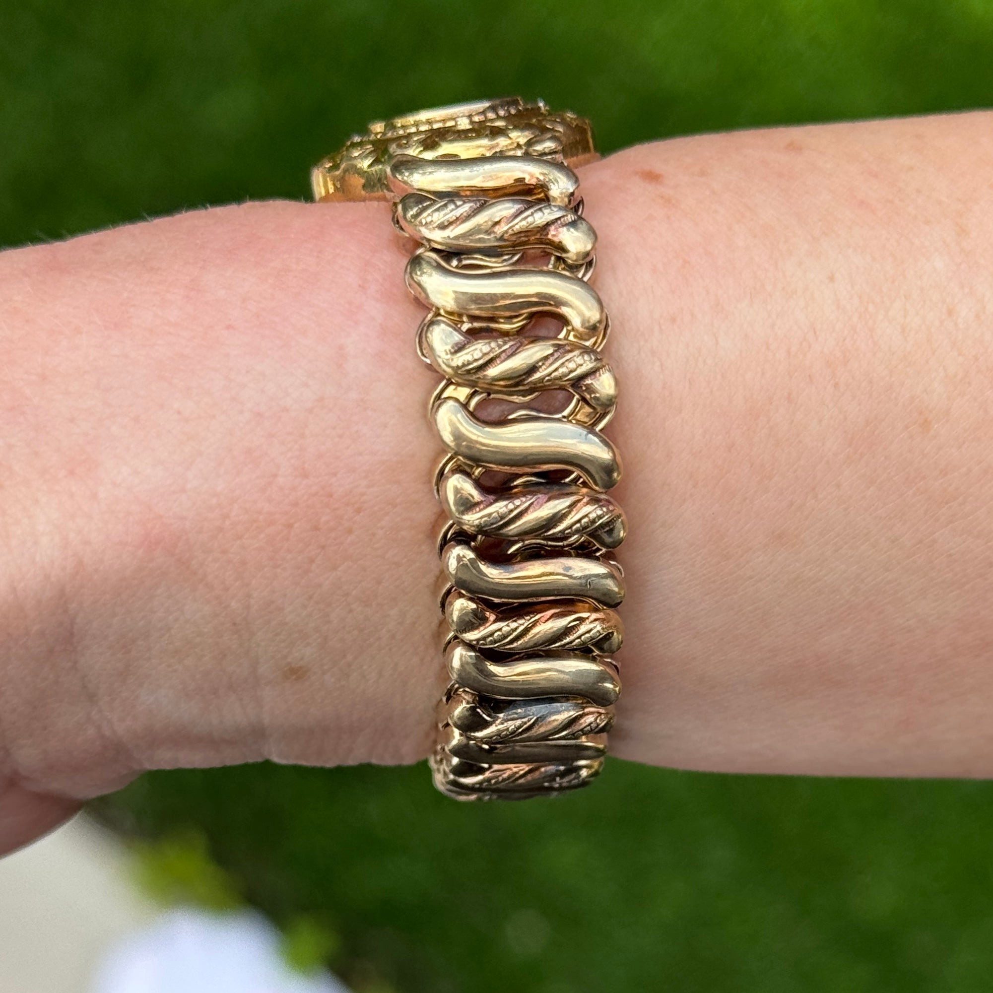 Vivian Grace Vintage Bracelet Gold Vintage Sweetheart Bracelet by DF Briggs Co