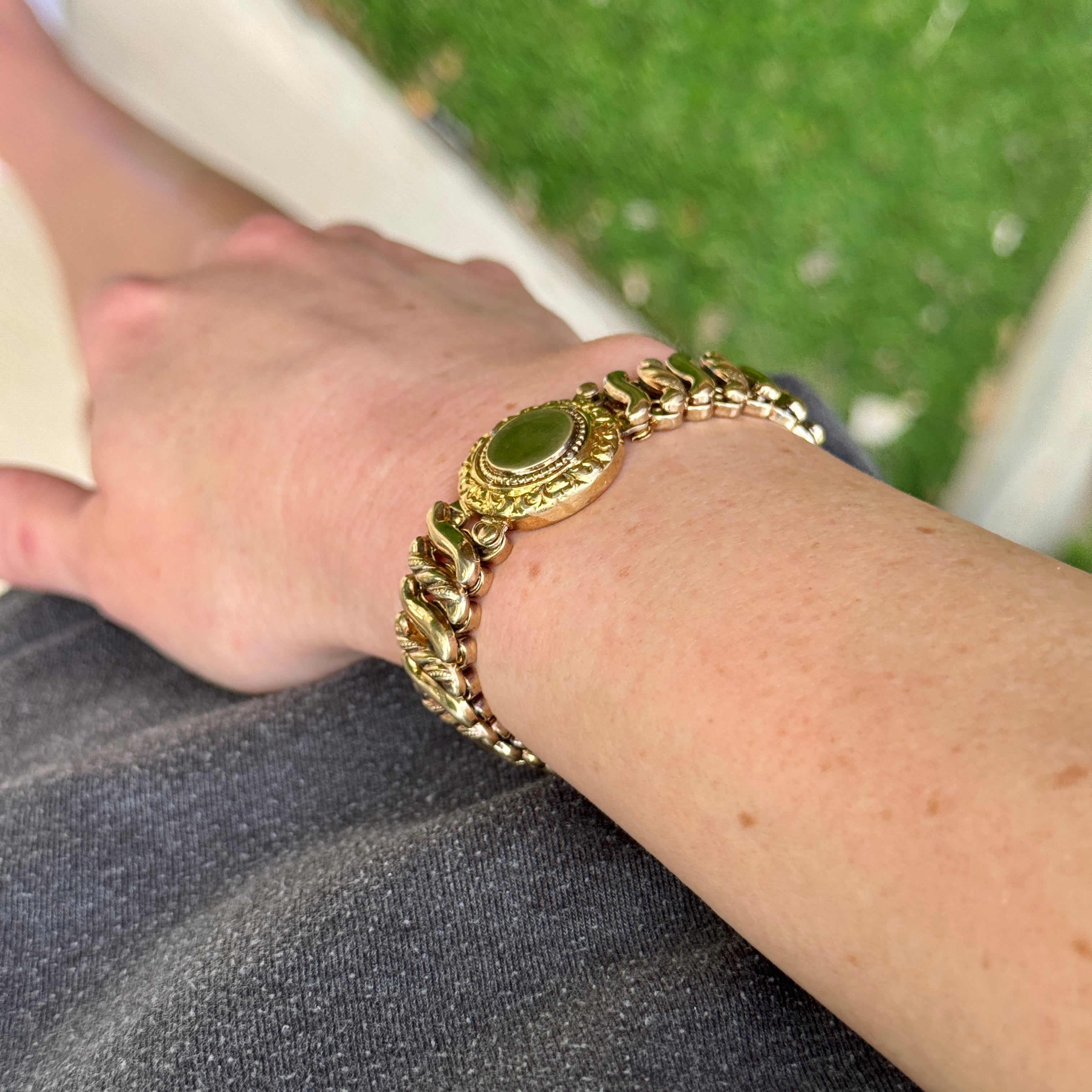 Vivian Grace Vintage Bracelet Gold Vintage Sweetheart Bracelet by DF Briggs Co