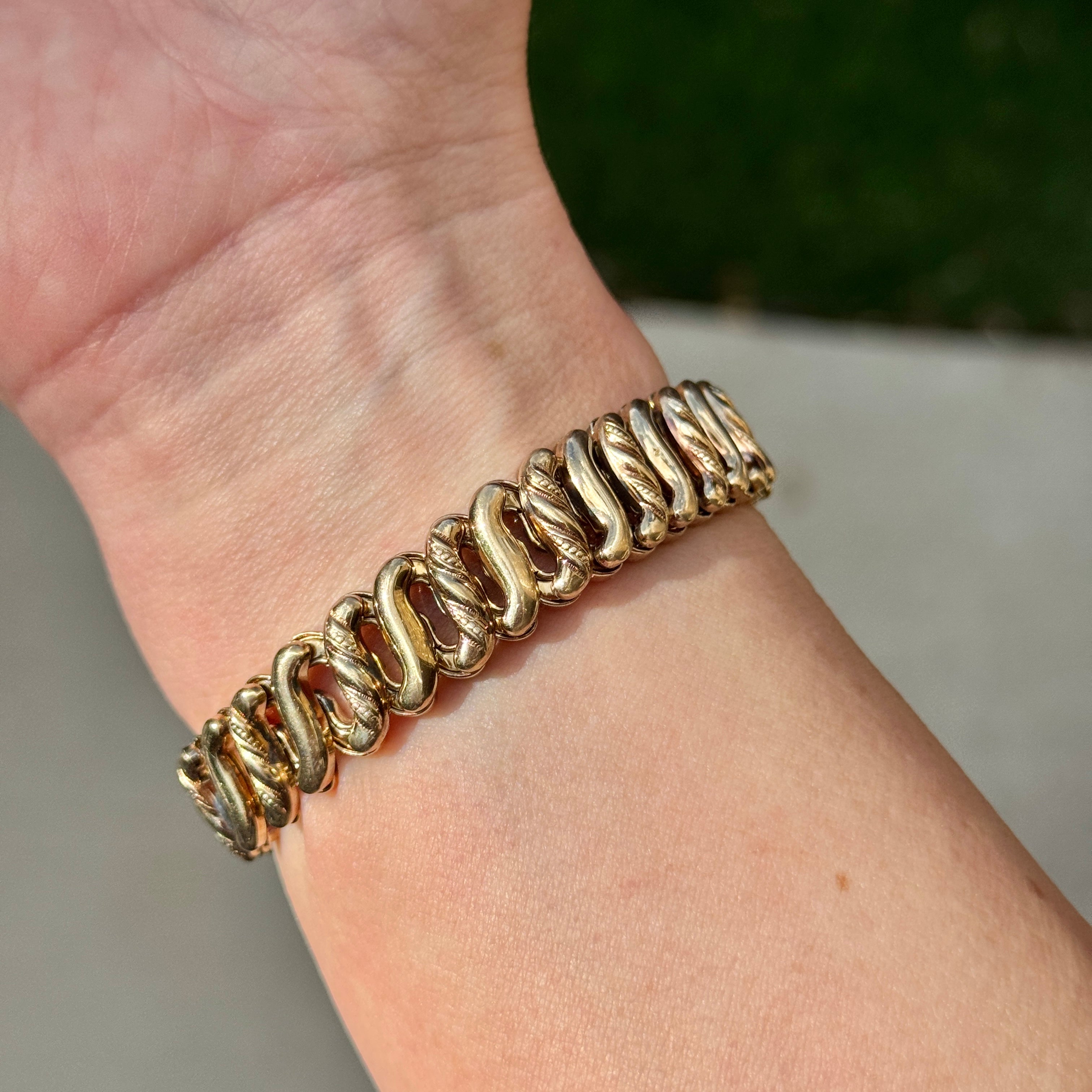 Vivian Grace Vintage Bracelet Gold Vintage Sweetheart Bracelet by DF Briggs Co