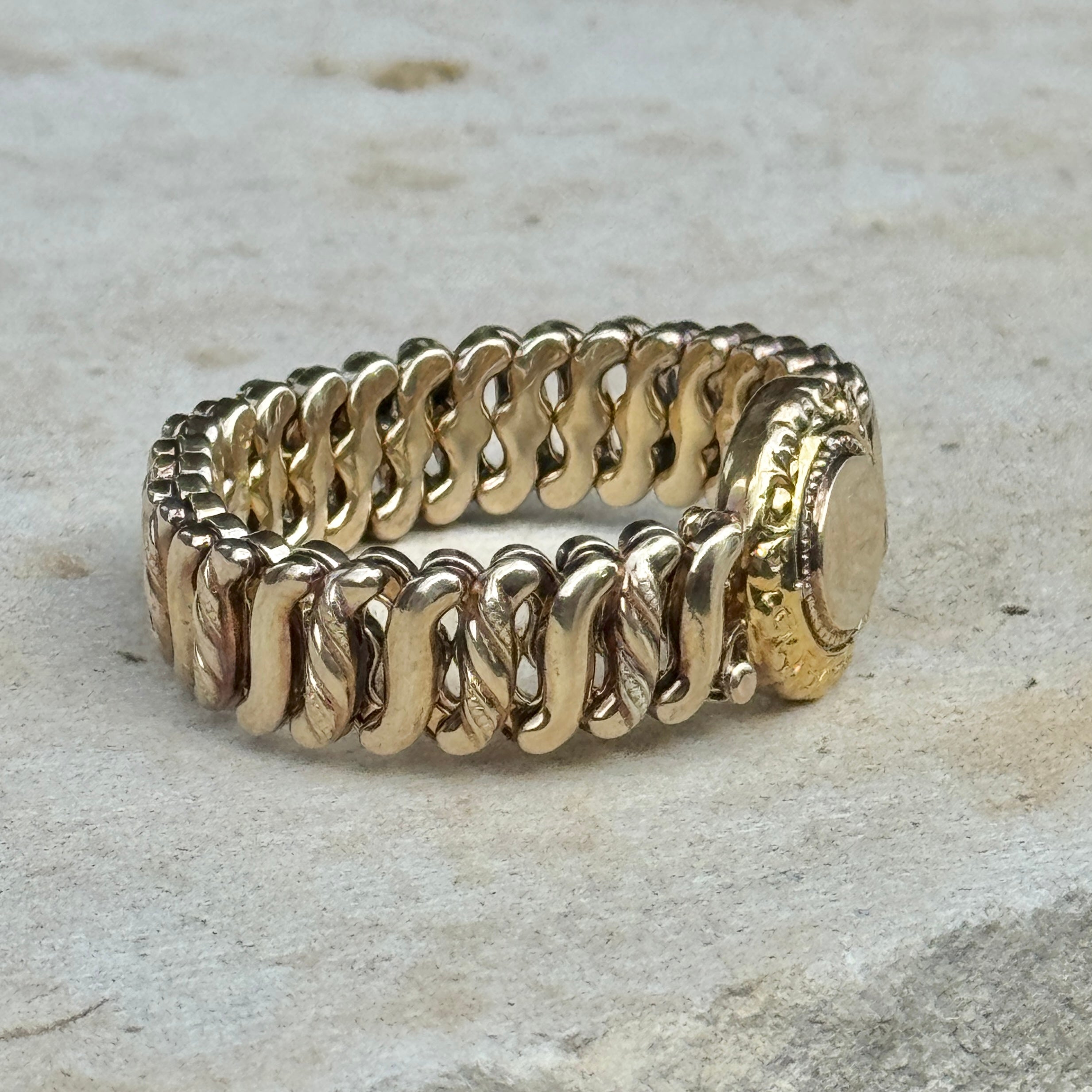 Vivian Grace Vintage Bracelet Gold Vintage Sweetheart Bracelet by DF Briggs Co