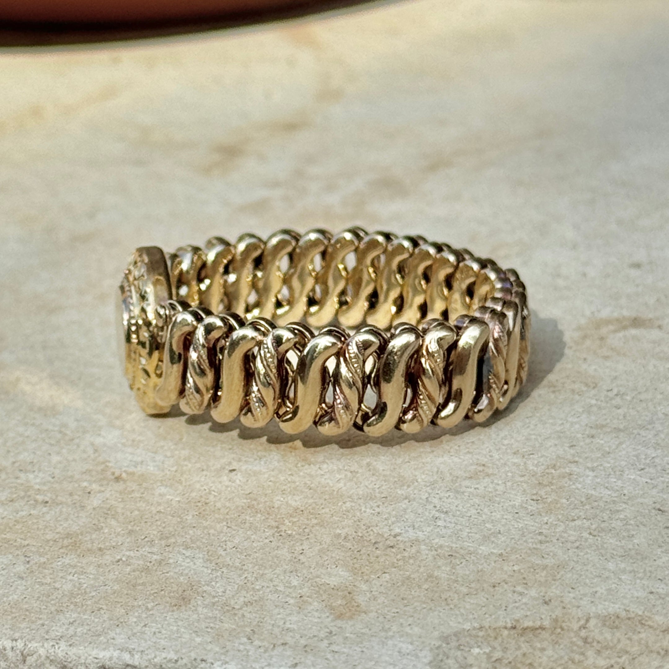 Vivian Grace Vintage Bracelet Gold Vintage Sweetheart Bracelet by DF Briggs Co