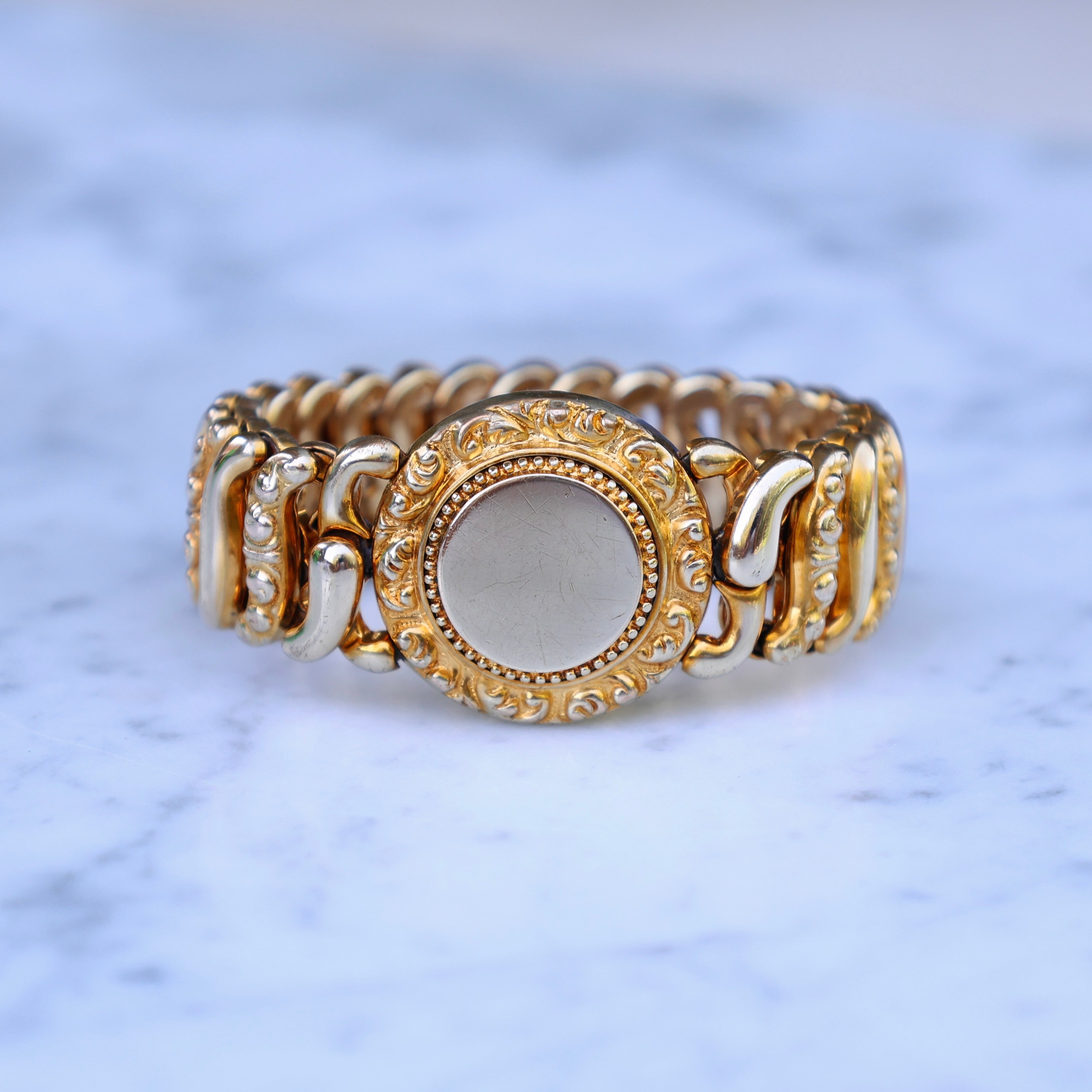 Vivian Grace Vintage Bracelet Gold Vintage Sweetheart Expansion Bracelet