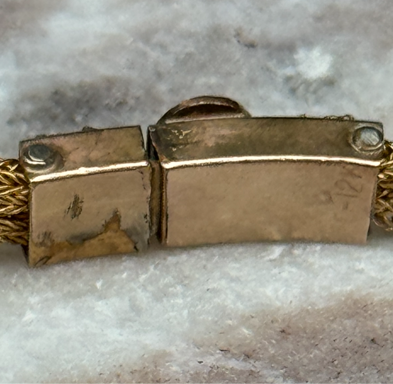 Vivian Grace Vintage Bracelet Gold Vintage Victorian Mesh Bracelet- 12k Gold Filled