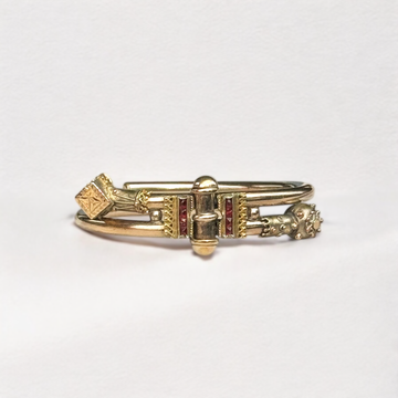 Vivian Grace Vintage Bracelet Rose Gold Vintage Victorian Bypass Bangle Bracelet (circa 1880)