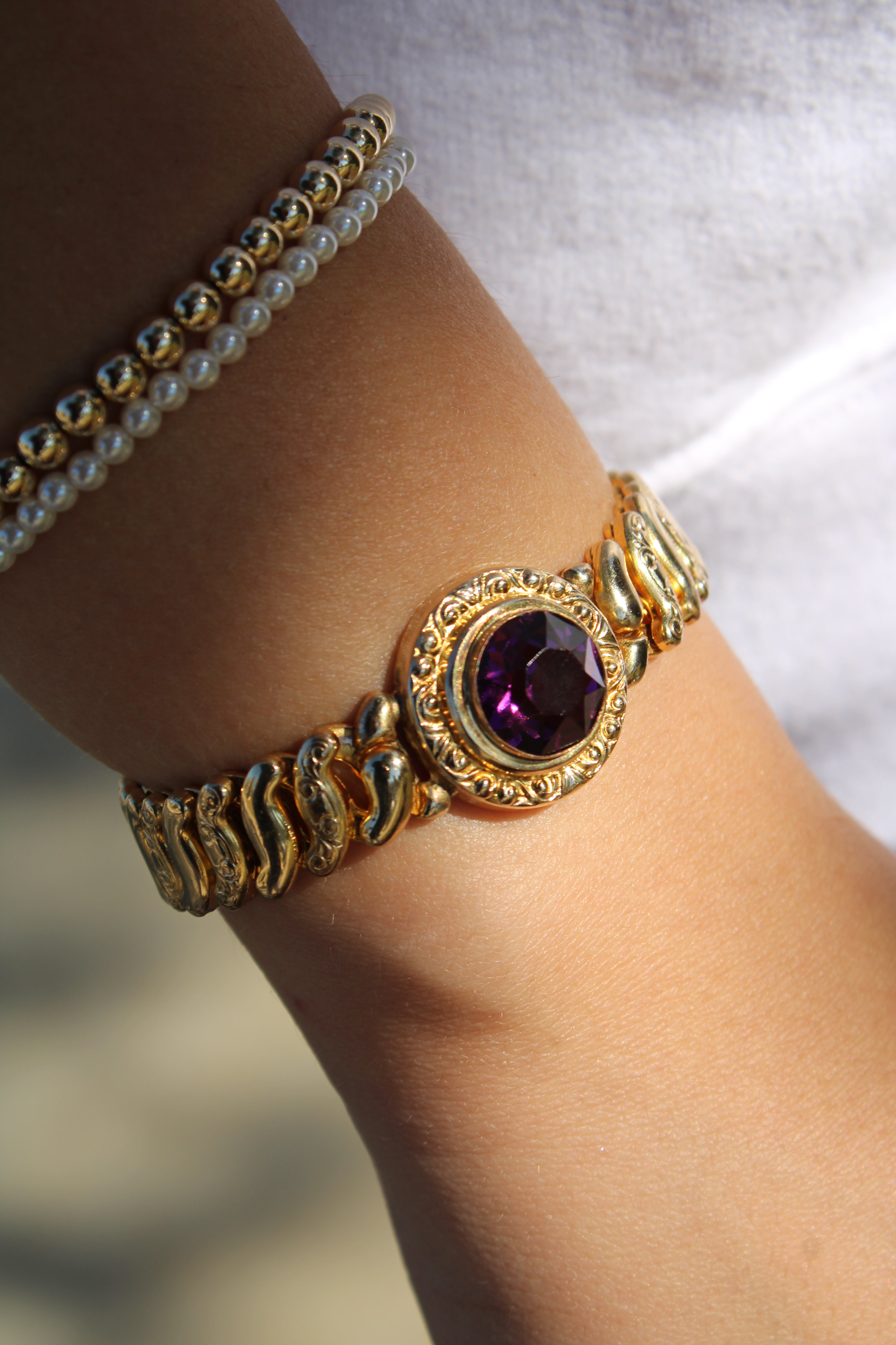 Vivian Grace Vintage Bracelet Vintage Sweetheart Bracelet (circa 1940)