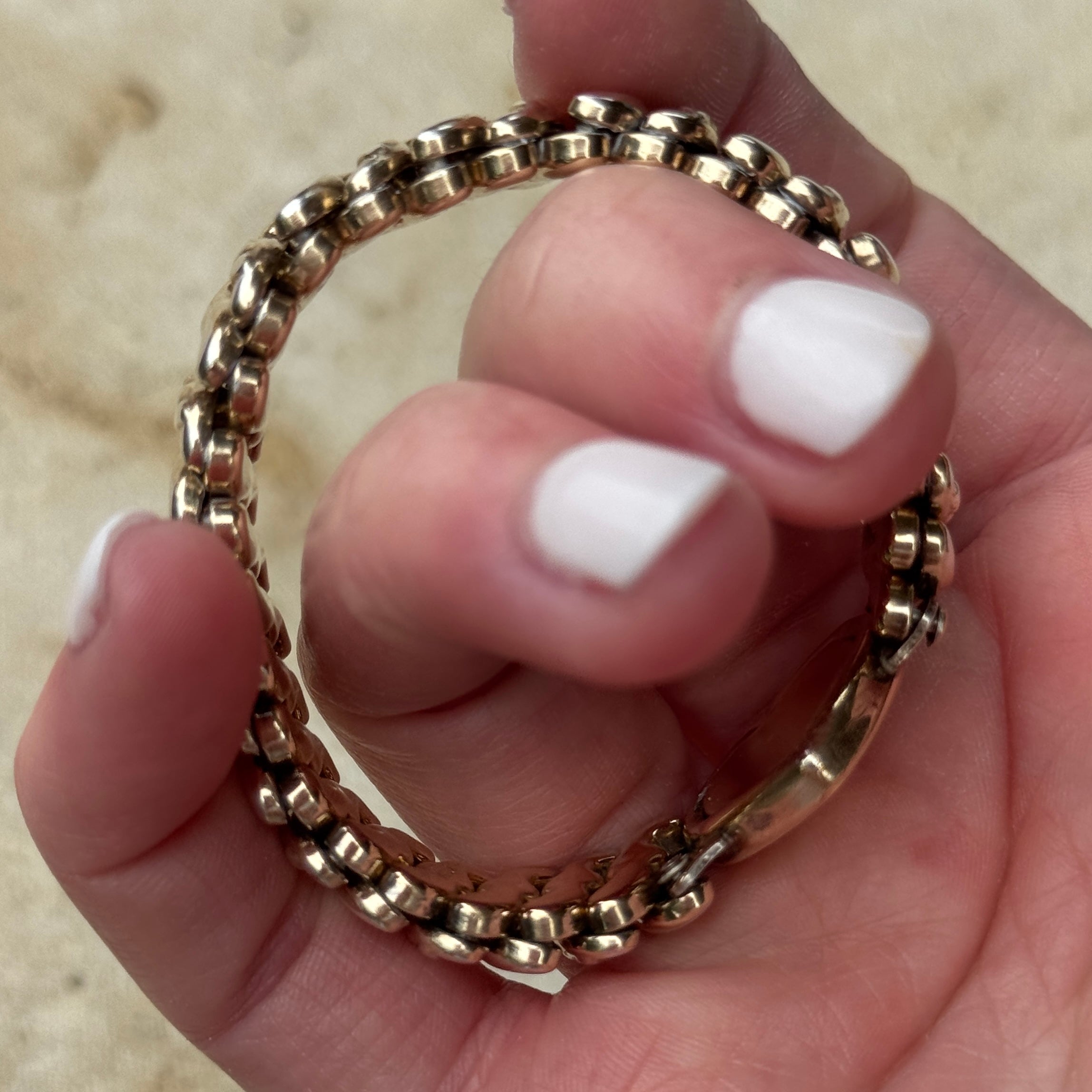 Vivian Grace Vintage Gold ‘Carmen’ Gold Filled Sweetheart Bracelet - Vintage