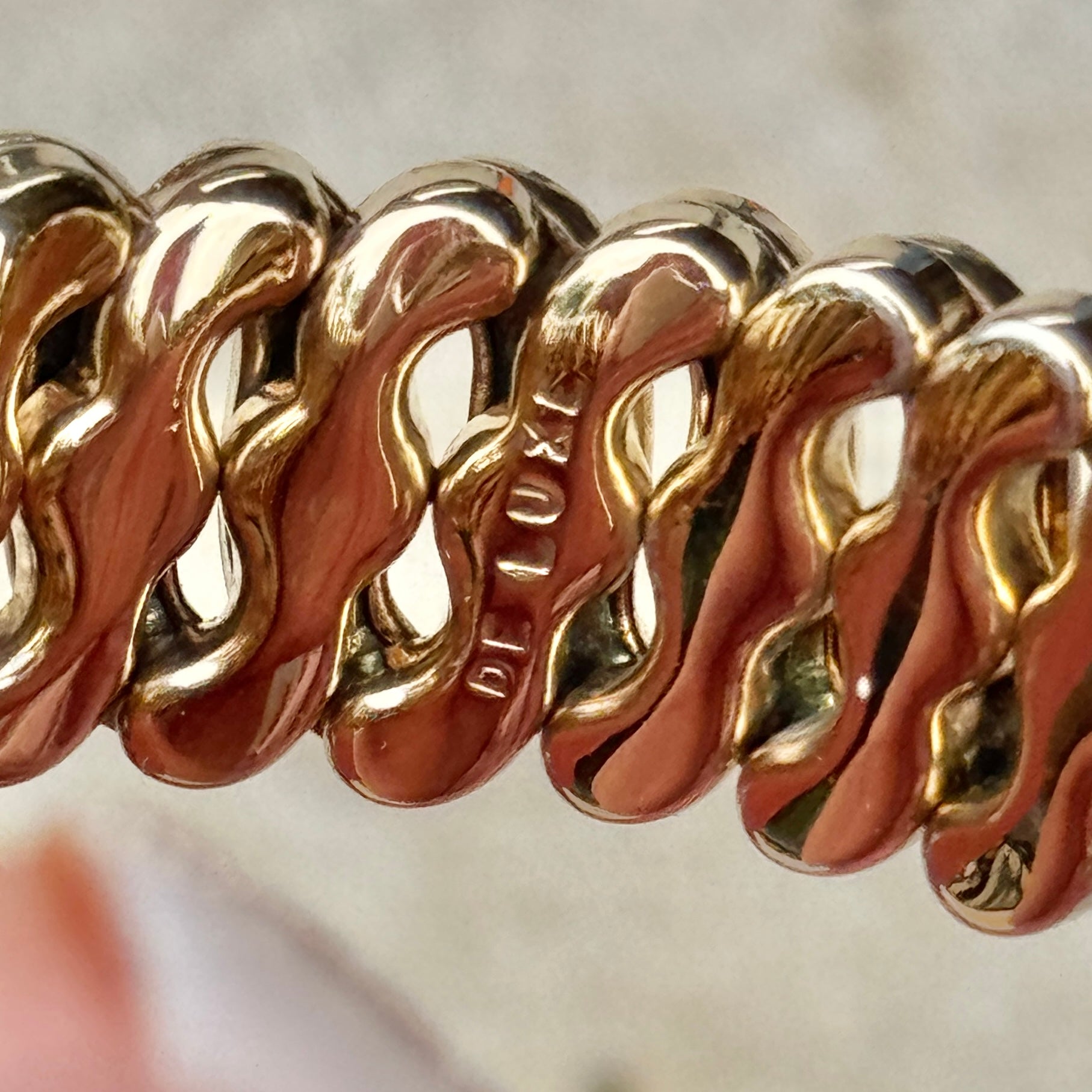Vivian Grace Vintage Gold ‘Carmen’ Gold Filled Sweetheart Bracelet - Vintage