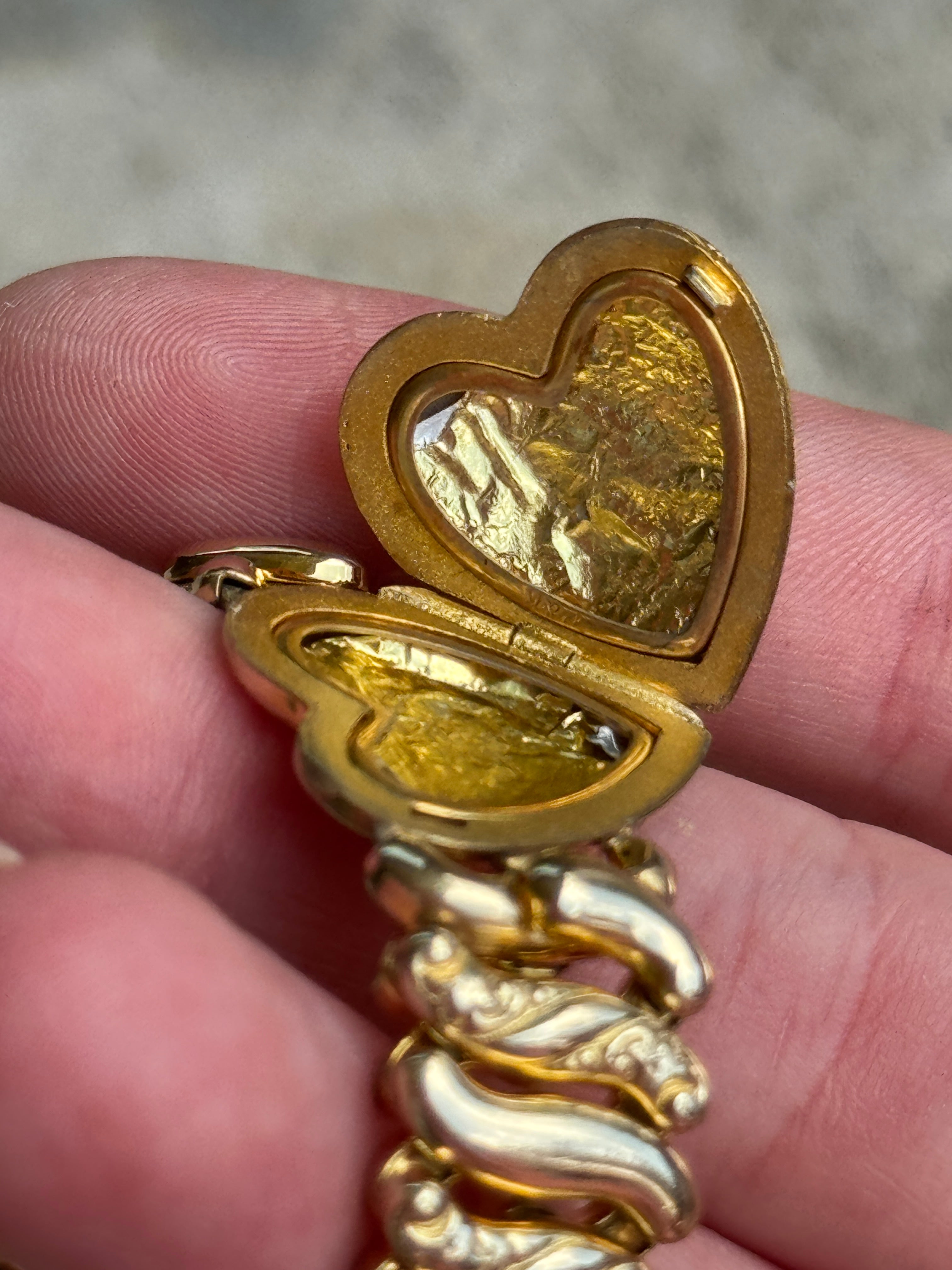 Vivian Grace Vintage Gold ‘Carmen’ Gold Filled Sweetheart Bracelet - Vintage