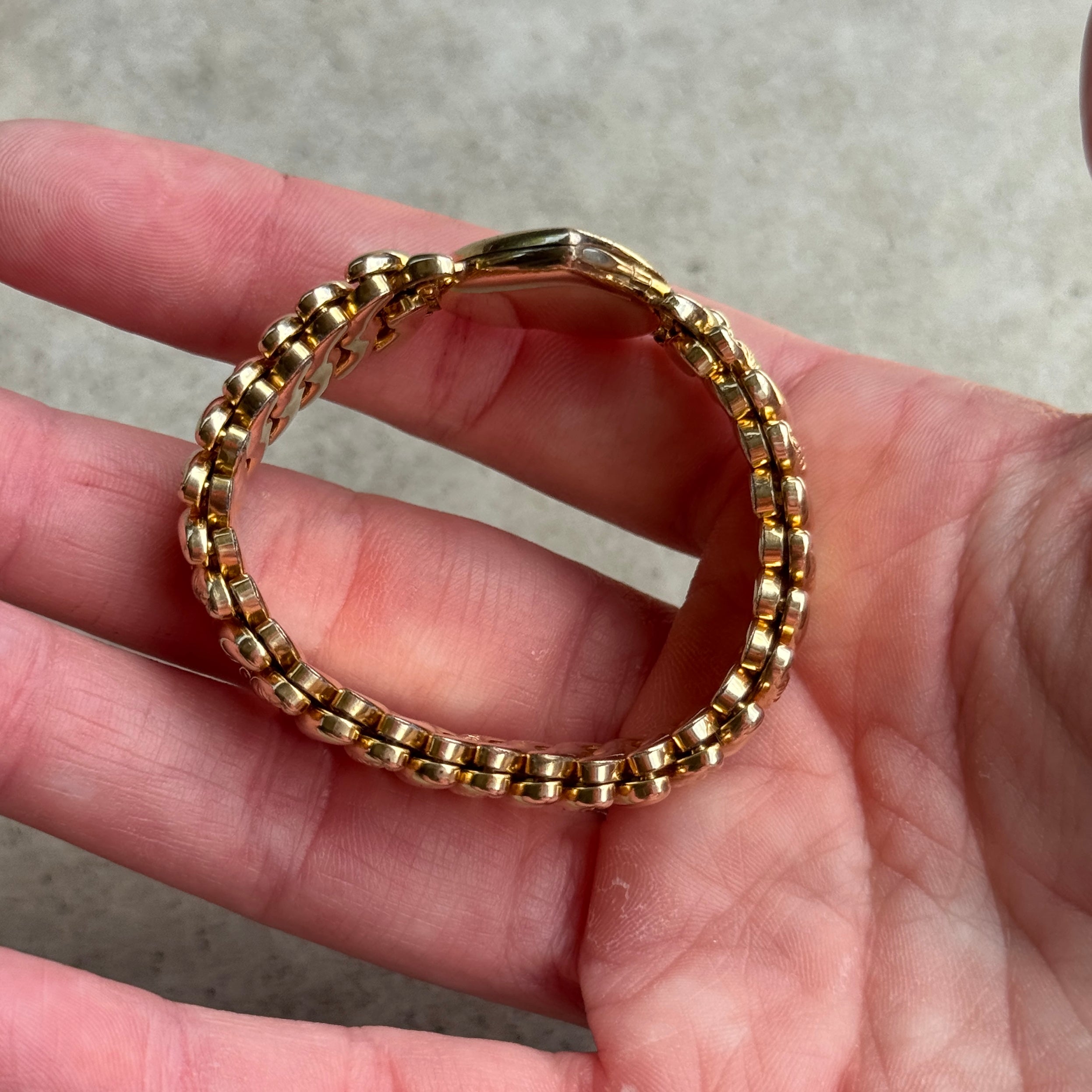 Vivian Grace Vintage Gold ‘Carmen’ Gold Filled Sweetheart Bracelet - Vintage