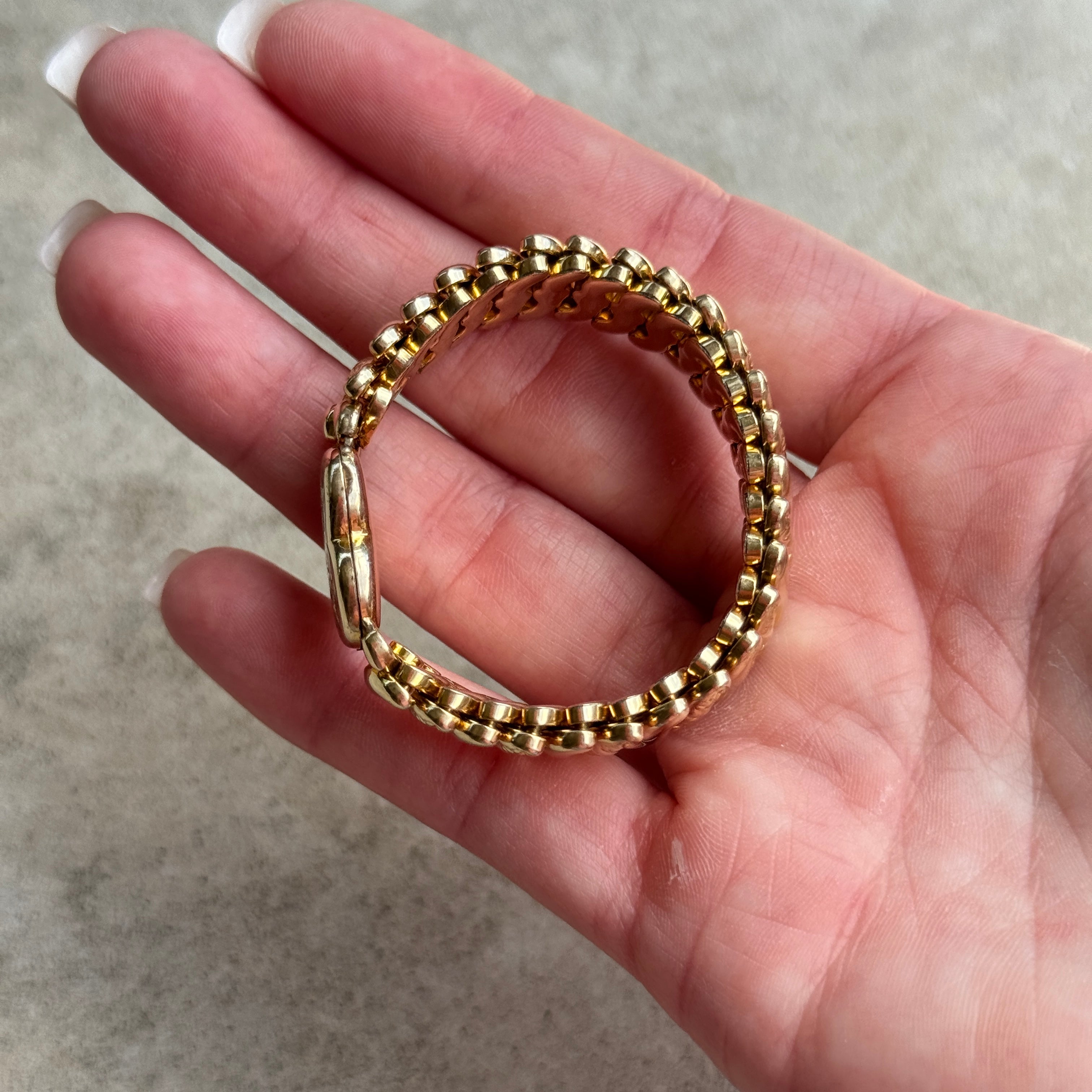 Vivian Grace Vintage Gold ‘Carmen’ Gold Filled Sweetheart Bracelet - Vintage