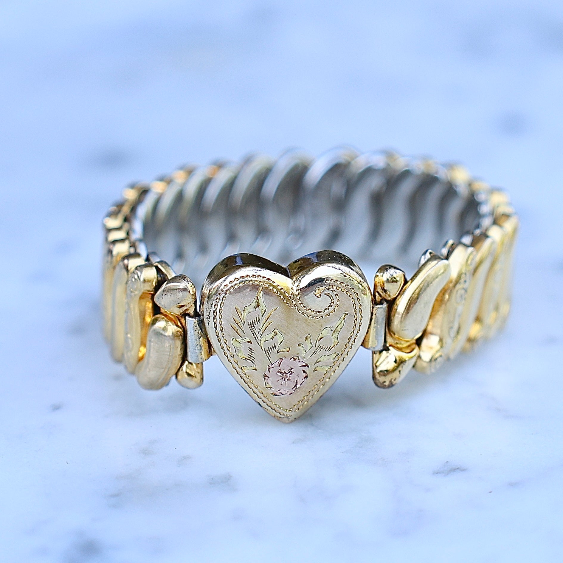 Vivian Grace Vintage Gold Co-Star Gold Filled Sweetheart Bracelet - Vintage