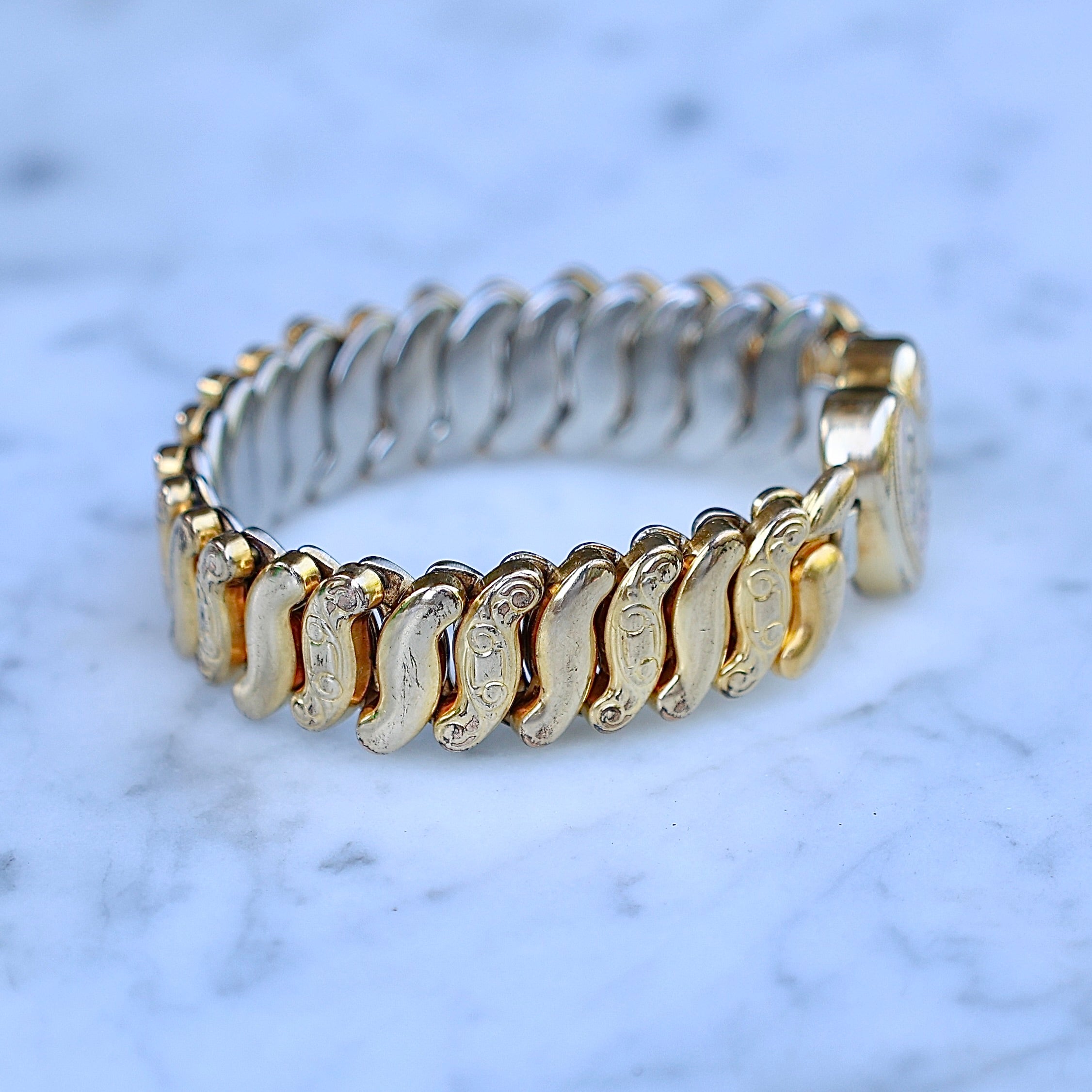 Vivian Grace Vintage Gold Co-Star Gold Filled Sweetheart Bracelet - Vintage