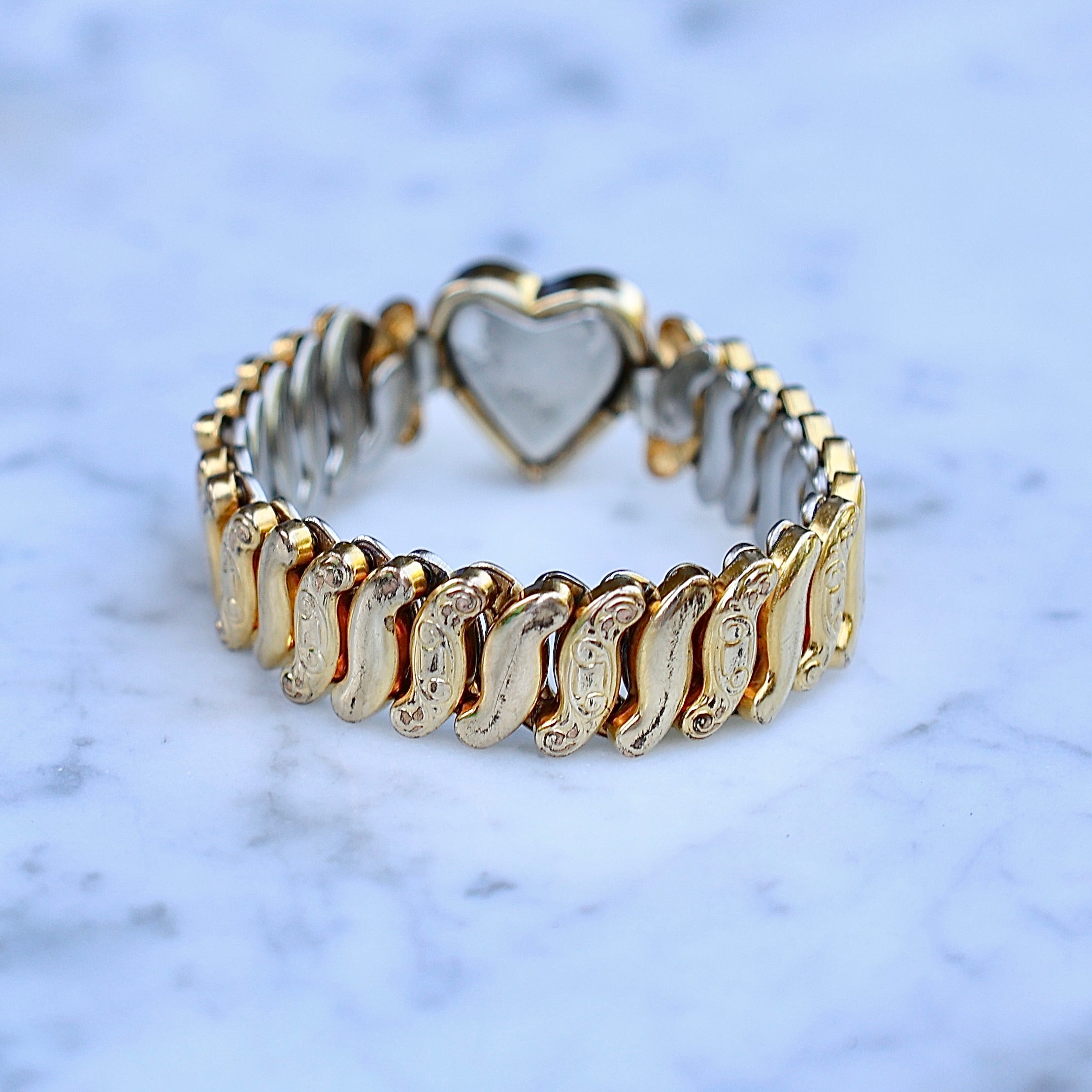 Vivian Grace Vintage Gold Co-Star Gold Filled Sweetheart Bracelet - Vintage
