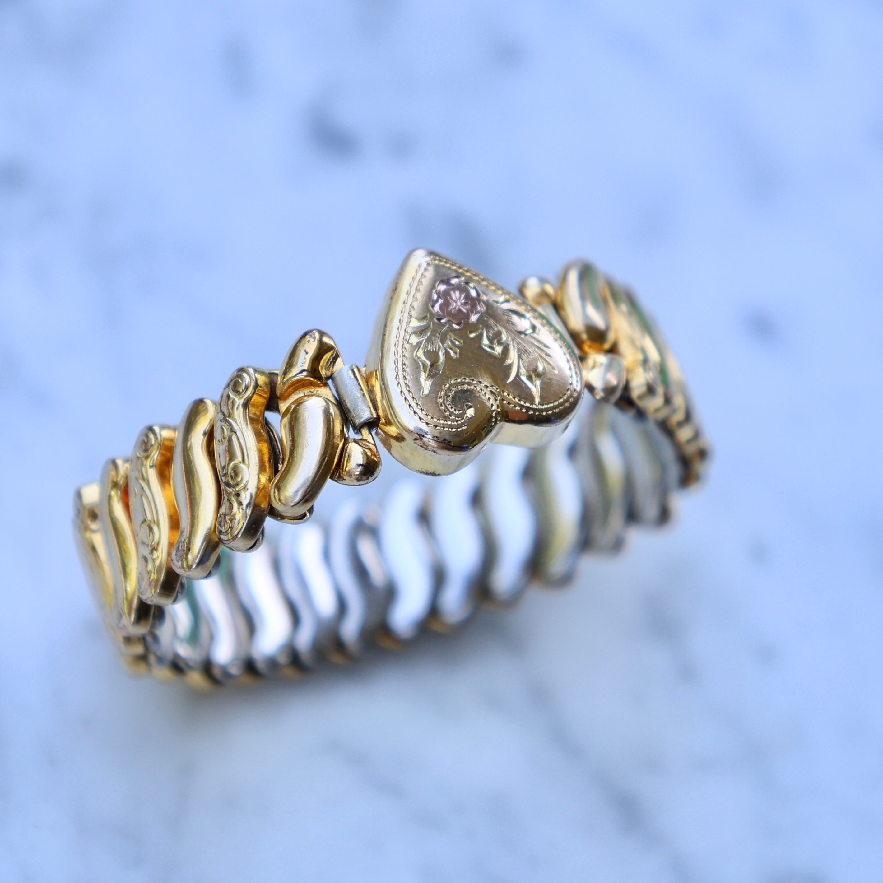 Vivian Grace Vintage Gold Co-Star Gold Filled Sweetheart Bracelet - Vintage