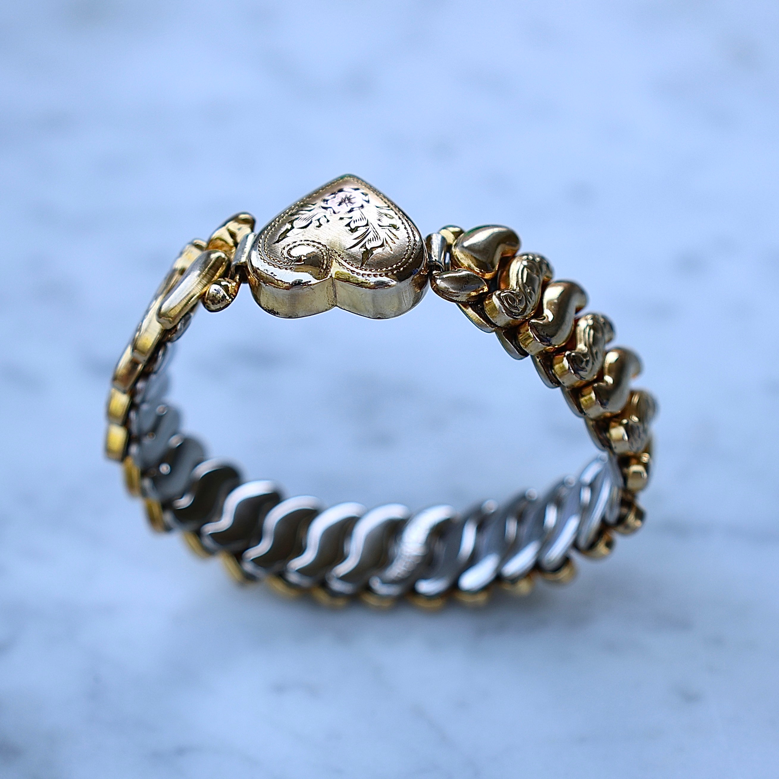 Vivian Grace Vintage Gold Co-Star Gold Filled Sweetheart Bracelet - Vintage