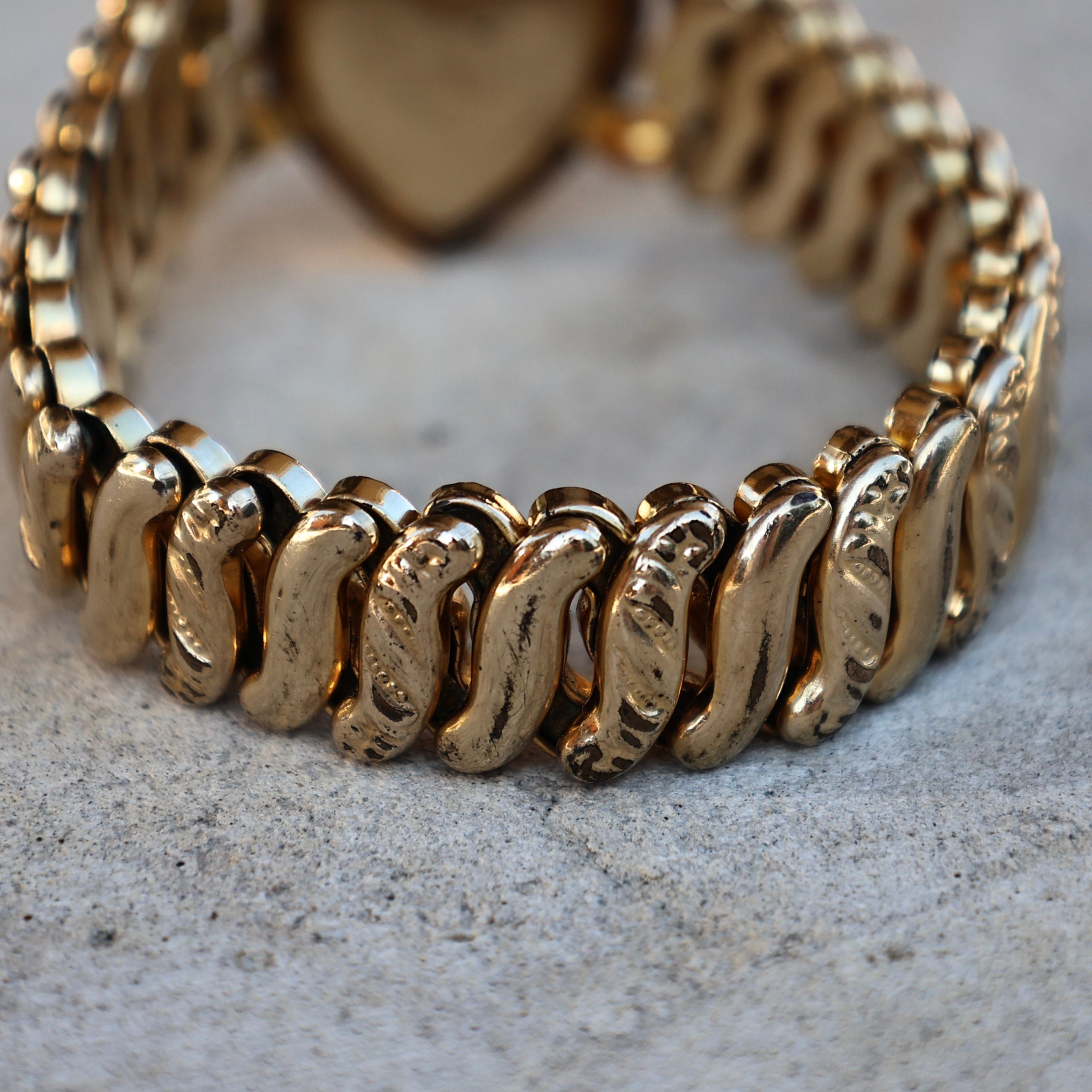 Vivian Grace Vintage Gold (Copy) Co-Star 10k Gold Filled Sweetheart Bracelet - Vintage