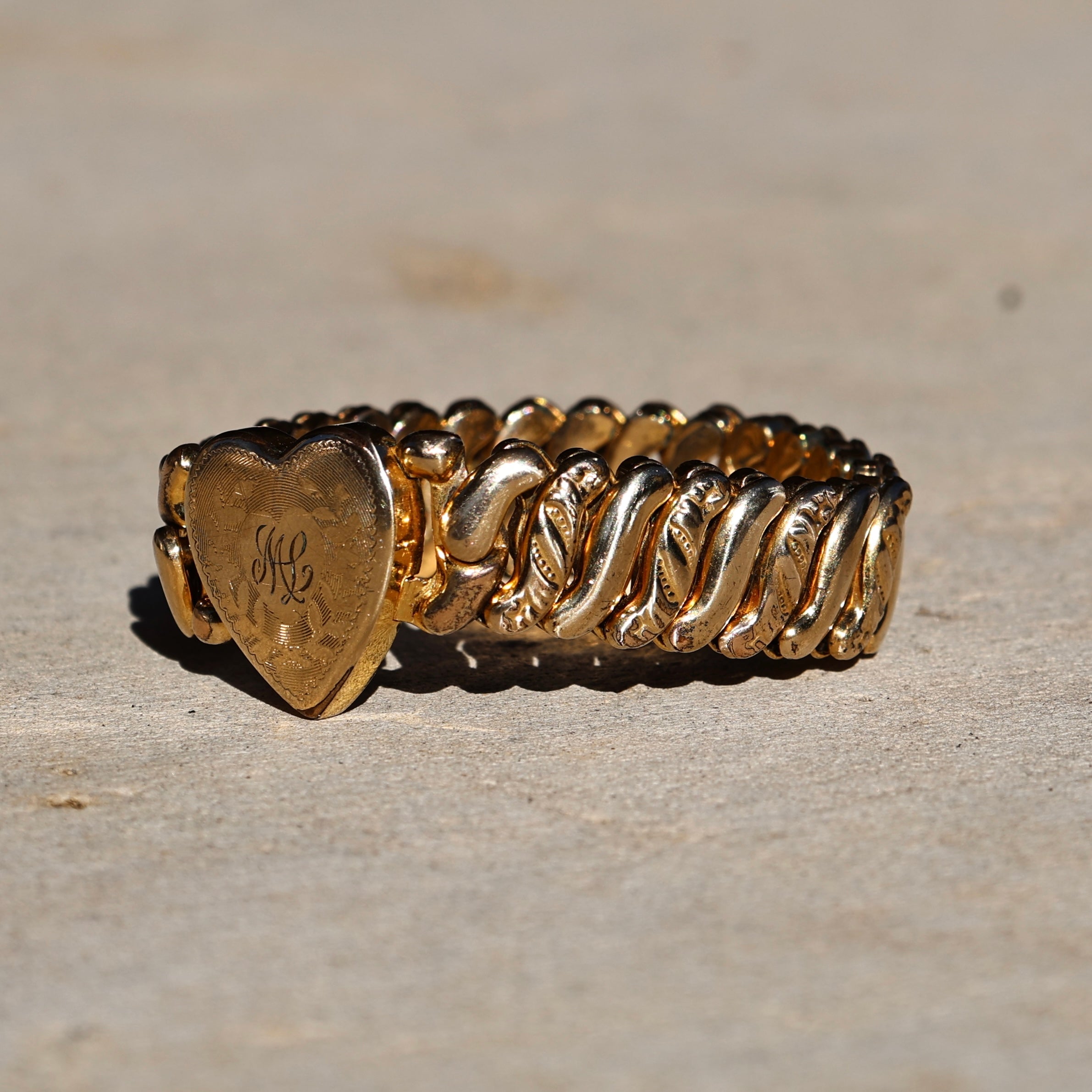 Vivian Grace Vintage Gold (Copy) Co-Star 10k Gold Filled Sweetheart Bracelet - Vintage