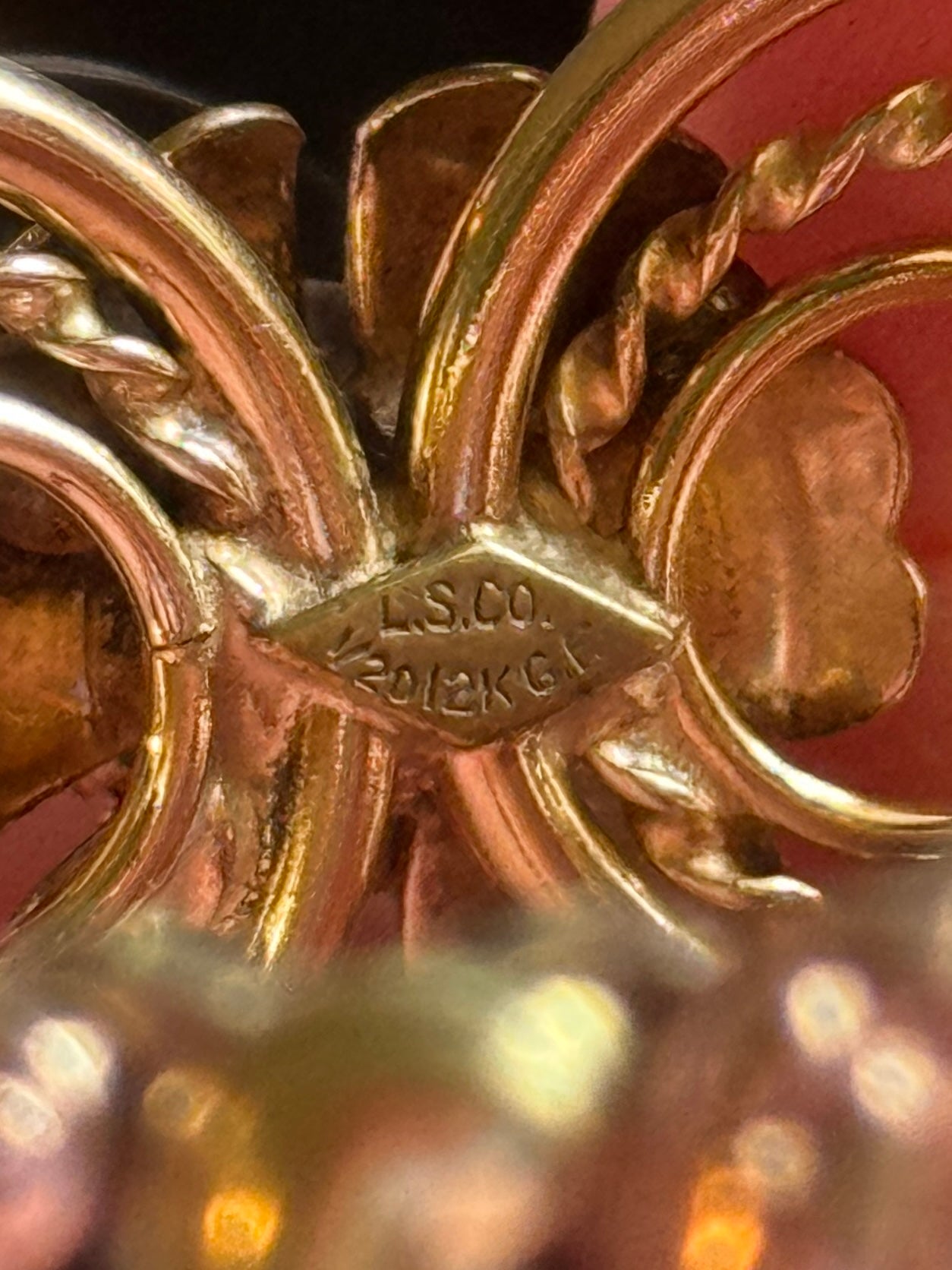 Vivian Grace Vintage Gold Gold Filled Sweetheart Bracelet with Citrine Accents- Vintage