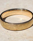 Vivian Grace Vintage Gold Vintage Mid-Century 12k Gold-Filled Floral Etched Bangle Bracelet