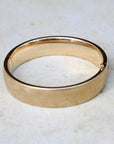 Vivian Grace Vintage Gold Vintage Mid-Century 12k Gold-Filled Floral Etched Bangle Bracelet