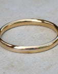 Vivian Grace Vintage Gold Vintage Mid Century 14k Gold-Filled Floral Etched Bangle Bracelet