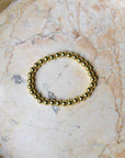 Vivian Grace Jewelry Bracelet 6mm Gold Bead Bracelet