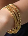 Vivian Grace Jewelry Bracelet Gold Bead Bracelet