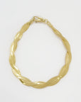 Vivian Grace Jewelry Bracelet Gold Braided Snake Chain Bracelet