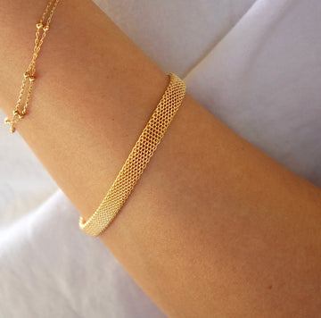 Vivian Grace Jewelry Bracelet The Sahara Mesh Chain Bracelet