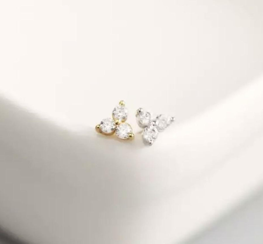 Vivian Grace Jewelry Earrings Crystal Trio Studs