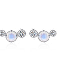 Vivian Grace Jewelry Earrings Moonstone & Topaz Ear Climbers