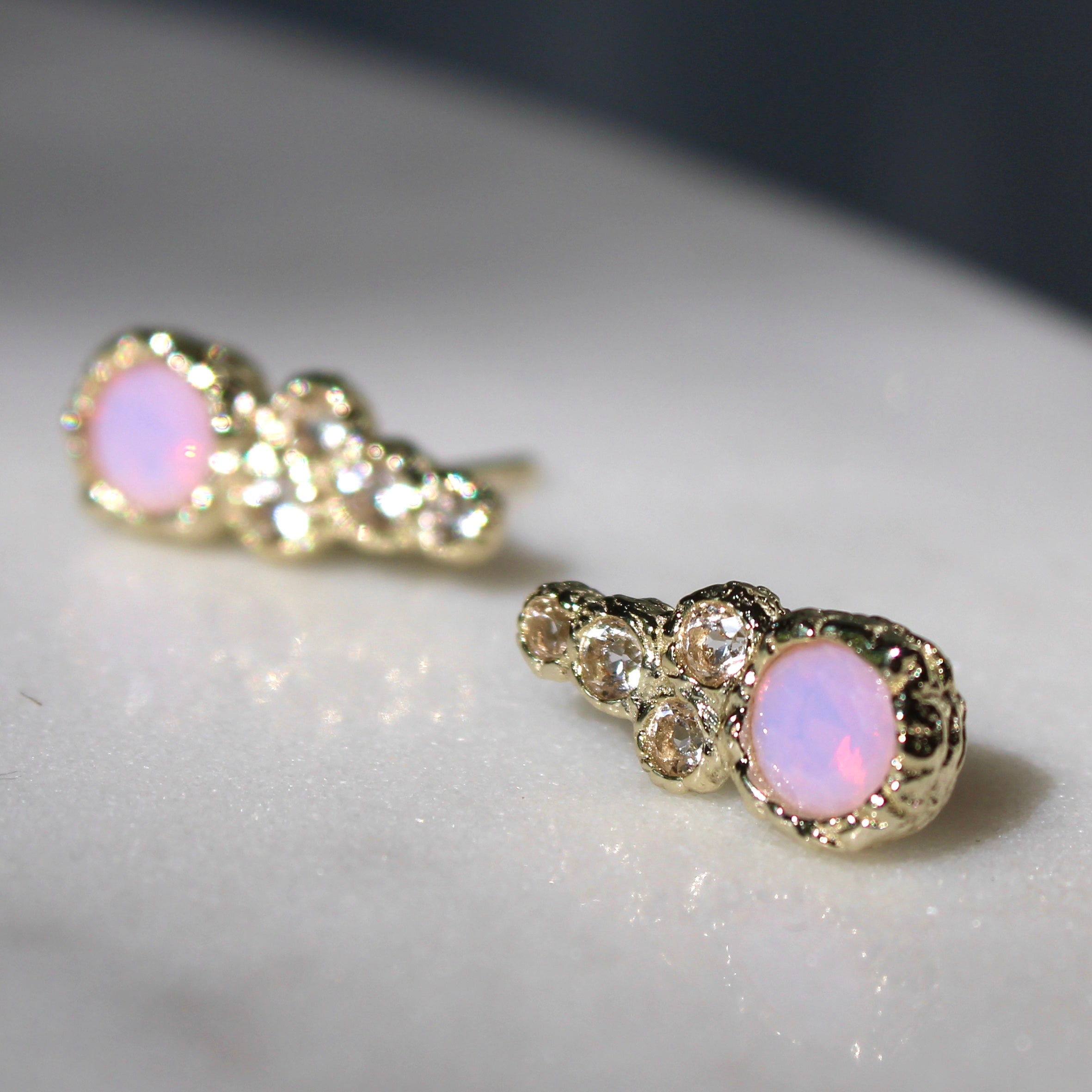 Vivian Grace Jewelry Earrings Opalite Topaz Ear Climbers